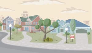 Neighborhood graphic of an open house in Boulder, CO